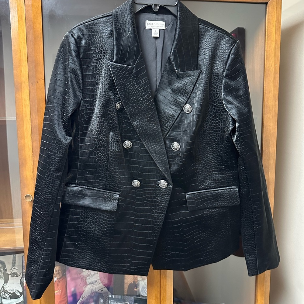 Cato Black Textured Jacket